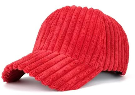 CHENNUO Winter Baseball Kappe Cord Cap Damen Lässige Outdoor Stickerei Baseballmütze 5 Farben