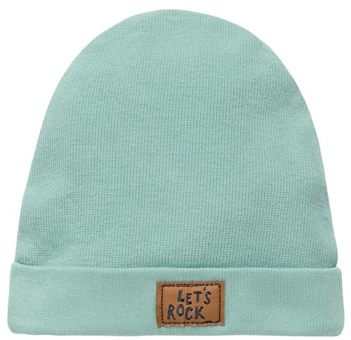 Pinokio Beanie Mütze Lets Rock, grün, Jungen, Gr 47-53(50)