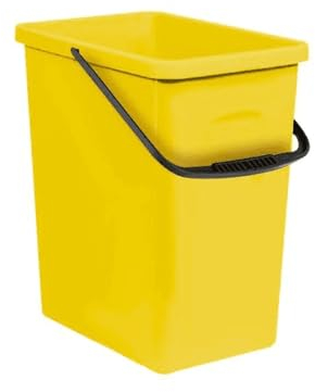 BranQ 1309 Poubelle de recyclage Eco 10 l (jaune)