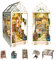 STRUCWOOD LED DIY Book Nook Kit - Book Nook Kit Garden House - Miniature Dollhouse Kit - 3D Puzzle Wooden Bookends Toy for Teenagers Gift Model Kits Room Decoration (Silvia Garden) SQ-22