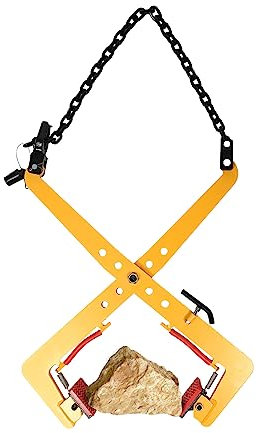 Loobiiny Bordsteinzange 33-70cm 500KG Versetzzange Bordsteinträger Treppenstufenzange Treppenzange Stufenzange Versetzzange Pflasterzange Pflasterträger Steinzange Steinträger Hebezange