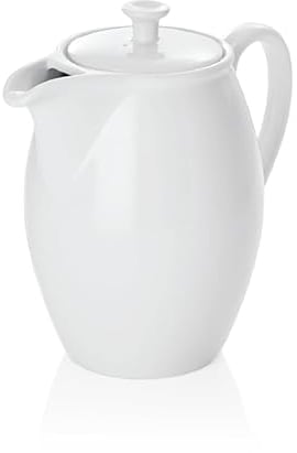 4x Kaffeekanne 1,95 l, weiß, Porzellan