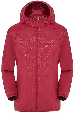 Wanderjacke Herren Sale Regenjacke Damen Solide Farbe Sonnenschutz Jacke Regenjacke Herren Regenjacke Damen Wasserdicht Regenjacke Damen Wasserdicht Atmungsaktiv Einfarbig,Ü Regenjacke Fahrrad Sale