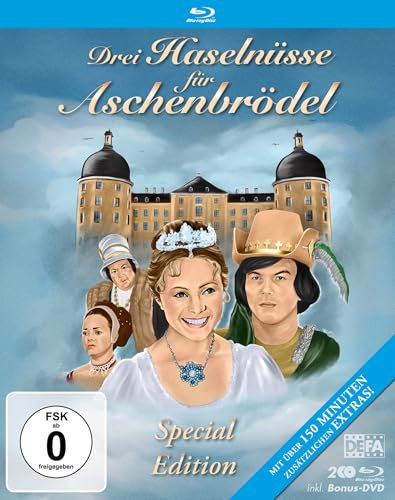 Drei Haselnüsse für Aschenbrödel - Special Edition mit Bonus-DVD (Filmjuwelen / DEFA-Märchen) (Blu-ray + DVD)