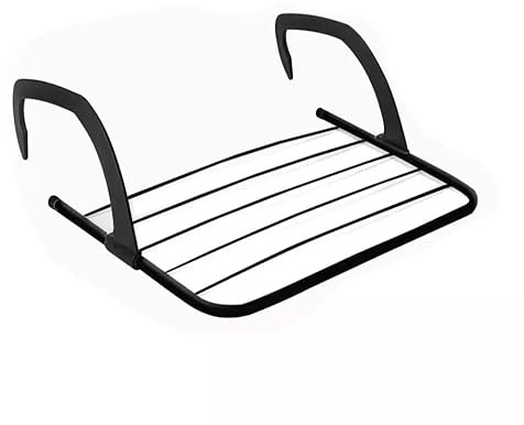Quickdraw 5 Bar Radiator Clothes Airer Rack - Foldable Laundry Dryer Radiator Attachment Hanging Drying Rack