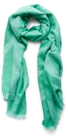 CECIL Damen B572684 Gemusterter Schal, Aventurine Green, A