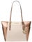 Michael Kors Charlotte Grand sac fourre-tout zippé, rose gold, Large