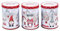 matrasa Keksdosen WICHTEL 3er Set - Plätzchendosen Gebäckdose Blechdose Weihnachten rund 14x11cm