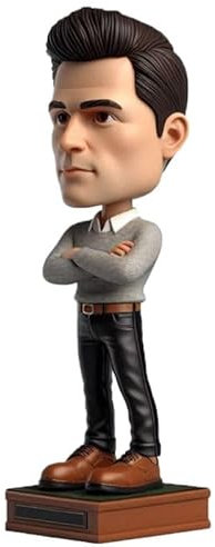 mydedor Individueller Wackelkopf, personalisierter Wackelkopf für den ganzen Kopf, handgefertigte Wackelköpfe für Boss-Mann-Dekoration oder einzigartige Geschenke für Erwachsene