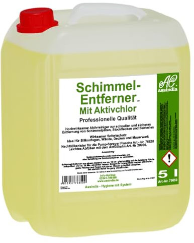 Schimmel-Stop Schimmelentferner mit Aktivchlor 5l
