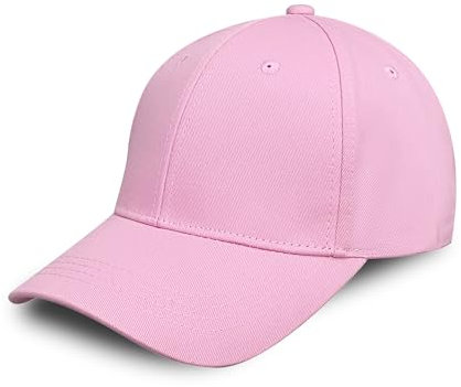 Bella Accessori Cappellino Baseball Regolabile Unisex Stile Casual Adatto per Sport attività All'aperto Lavoro E Tempo Libero Tessuto Traspirante E Confortevole Ideale per Uomo E Donna Rosa
