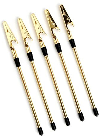 OSALADI 5pièces Porte-notes Métal Pratique Pour Photos Cartes Messages Notes Décoration Murale Lot De Doré