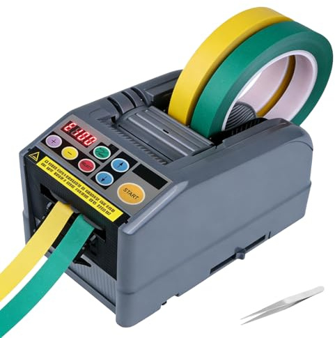 Avvolgitore automatico del nastro adesivo elettrico con modalità manuale e automatica, taglierina del nastro elettrico per ufficio, casa e negozio