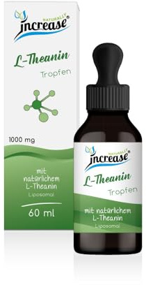 Liposomale L-Theanin Tropfen hochdosiert - (30.000mg pro Packung) 1000mg L-Theanin pro Tagesdosis - MCT Öl - Hohe Bioverfügbarkeit