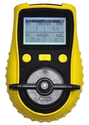 Portable Gas Detector Wireless CO O2 H2S EX(LEL) Multi 4 In 1 Gas Detector Machine With Large LCD Wide Applications