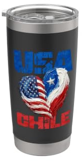 USA Chile Stainless Steel Insulated Tumbler
