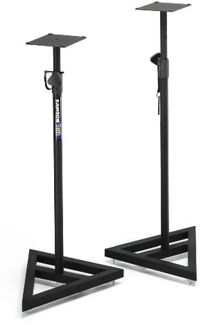 Samson MS200 Studio-Monitorständer, Schwarz, 2 Stück