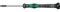 Wera 05118075001 2054 Tournevis électronicien pour vis six pans creux, Hex-Plus, 1/8 pouce x 60 mm, Noir/vert