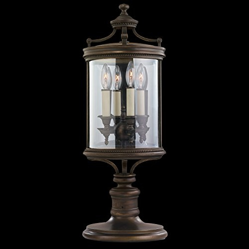 Fine Art Lamps 559483, Louvre Outdoor Post Lighting, 240 Total Watts, Bronze