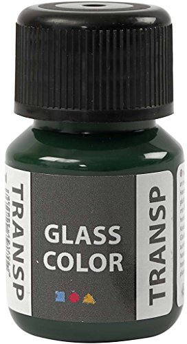 Creativ Company Glasfarbe Transparent, 35 ml, Brilliant Grün