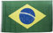 Fig Brasilien-Fahne, Mehrfarbig, 90 x 150 cm