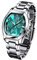 FIREFOX NEBUKADNEZAR FFS175-115 Sunray türkis Damenuhr Armbanduhr Chronograph massiv Edelstahl Sicherheitsfaltschließe wasserdicht Laufwerk Miyota OS10