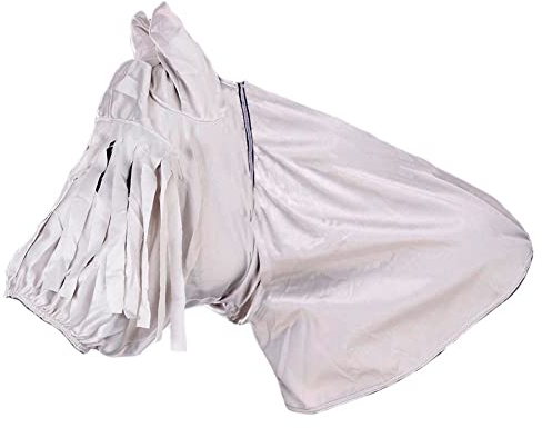 HB-Handel Hochwertiges Ekzemerdecken-Gesichtsteil braun oder grau alle Größen (grau, XL)