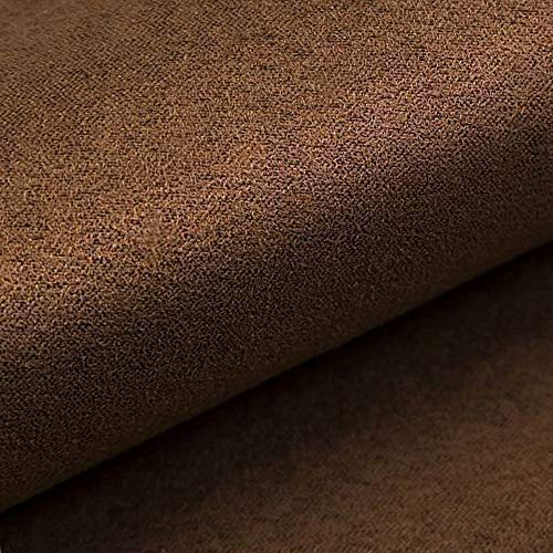 novely® Alpen Polsterstoff im Wildleder-Look | Bezugsstoff | Microfaser | Velours | Möbelstoff (39 Braun)