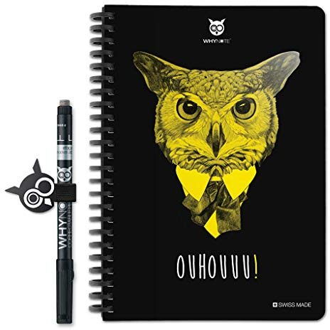 Whynote SKU140 Notizblock, A5, klassisches Design Eule