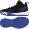 adidas Herren Explosive Flash Basketballschuhe, Schwarz (Negbás/Azalre 000)