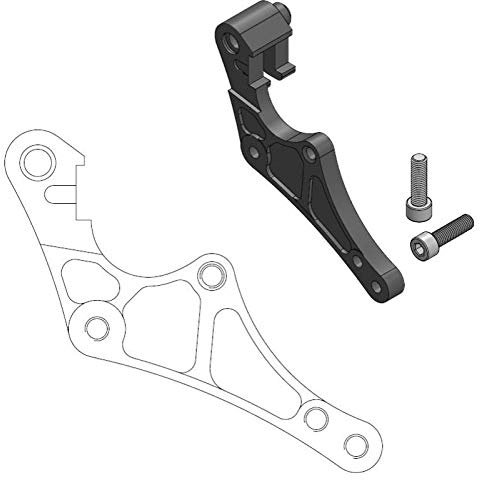 Moto-Master Bremsscheiben Adapter für 320mm 211054 KTM Husqvarna für OEM Zange