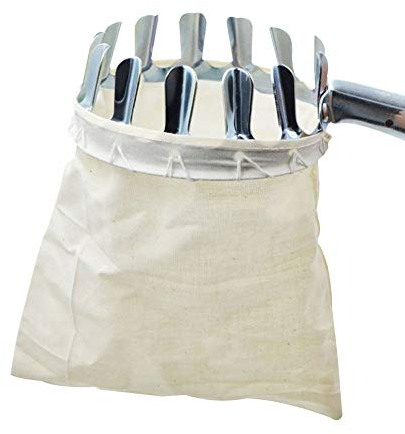 GREENLANS-1 Obstpflücker, Metallkopf, Stoffbeutel, Apfel, Birne, Pfirsich, zum Aufheben und Auffangen