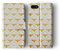 Tirita Wallet Leather Flip Phone Case Compatible with iPhone 7 Plus & 8 Plus PRINTED GLITTER, NOT REAL GLITTER Honey Bees Gold Honeycomb