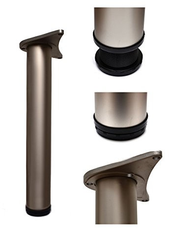 Adjustable Breakfast Bar Worktop Support Table Kitchen Leg 710/820/1100 mm (820mm, Satin)