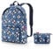 reisenthel mini maxi rucksack - faltbarer kompakter Rucksack -wasserabweisend, Farbe:blau