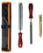 Poweka STIHL Kettensäge Set passend für Stihl Picco 1/4 Zoll und 3/8 Zoll Sägekette - zum Schärfen und Feilen von Kettensägen und anderen Sägeblättern 5605 007 1027