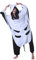DarkCom Tier Onesie Halloween Cosplay Manta Ray Kostüm Karneval Einteiliger Pyjamas Jumpsuit für Damen und Herren XL