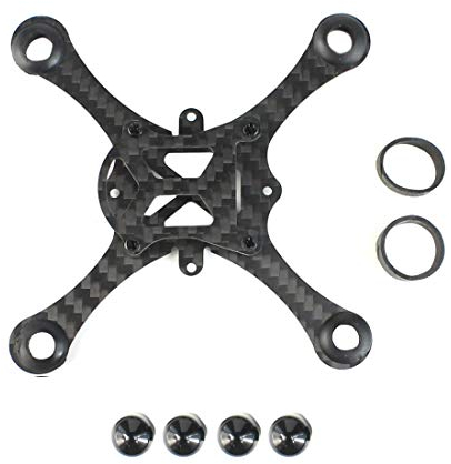 QWinOut Hollow Cup Rack Brushed Mini Drone Frame Kit 100MM Wheelbase Carbon Fiber for Indoor FPV Racing Drone Parts