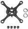 QWinOut Hollow Cup Rack Brushed Mini Drone Frame Kit 100MM Wheelbase Carbon Fiber for Indoor FPV Racing Drone Parts