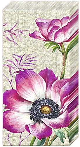 IHR AVA Papiertaschentücher 21 x 21 cm leinen
