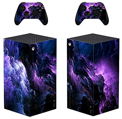 DolDer Skin Sticker/Slickwrap, Protective Skin for Xbox Series X Console and 2 Dualshock Controllers - 0738
