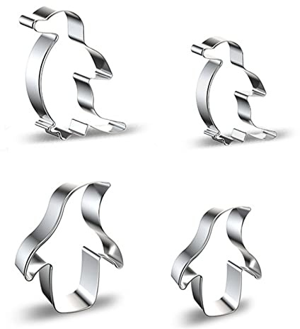 Pinguin-Plätzchenformen, Keksausstecher, Edelstahl, Backwerkzeug, Backzubehör