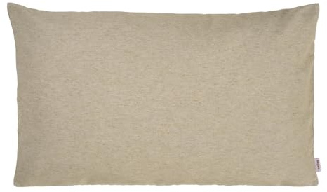 beties „Wunschton“ Kissenhülle ca. 30x50 cm Kissenbezug Kopfkissenbezug in großer Sortiments- und Größenauswahl – EIN idealer Uni Begleiter (Melange-beige)