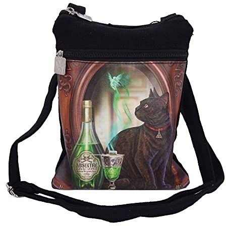 Nemesis Now Lisa Parker Absinthe Umhängetasche, Schwarz, 23 cm