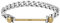 Diesel Armband Für Männer Stahl, Länge: 180mm, Breite: 8.5mm Silber Edelstahlarmband, DX1410931