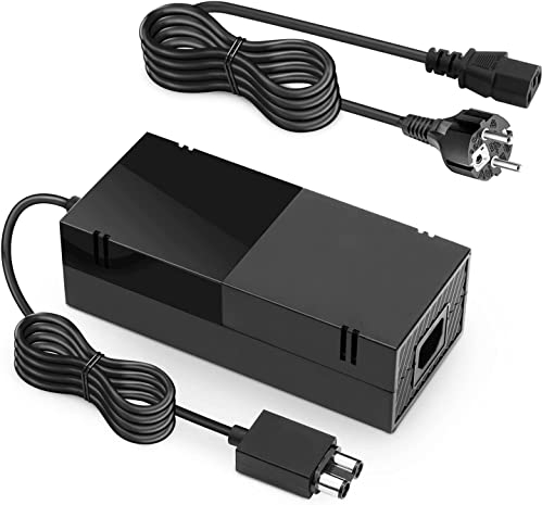 Fuente de alimentación Xbox One Adaptador de CA para Xbox One Cable de alimentación del Cargador de la Consola Cable de Carga Brick EU 100-240V Tensión