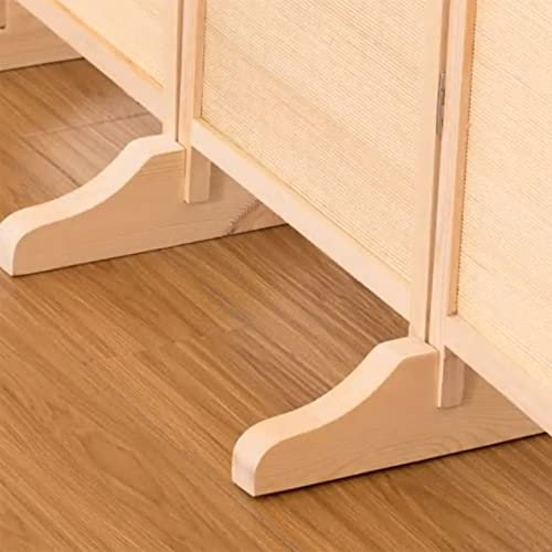 Raumteiler Trennwand, Paravent Raumtrenner 3 4 5 6 8 Paneel Bambus Raumteiler Bildschirm, Faltbarer Sichtschutz Für Flur, Schrank, Umkleide, Bad Und Tisch, Holzwand Trennwand ( Color : 6 Panel , Size