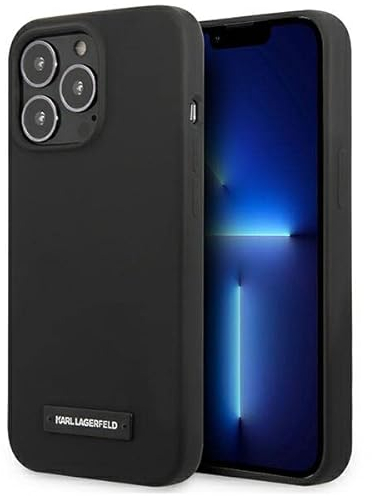 KARL LAGERFELD KLHCP13XSLMP1K Hülle für iPhone 13 Pro Max 6,7 hardcase Schwarz