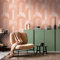 A.S. Création Art Deco Tapete Orange Beige- Architects Paper Arcade 391702 - Vliestapete Retro - 10,05 m x 0,53 m Made in Germany