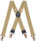 Dresime Hosenträger für Herren mit 4 starken Haken-Clips, X Form elastisch einstellbar Hosenträger für Männer und Damen Arbeitshosen Stark Motorradhose Overalls Jeans